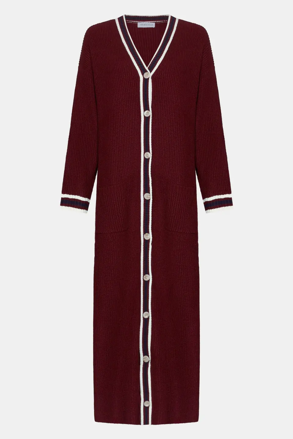 Knitted cardigan Deep Burgundy