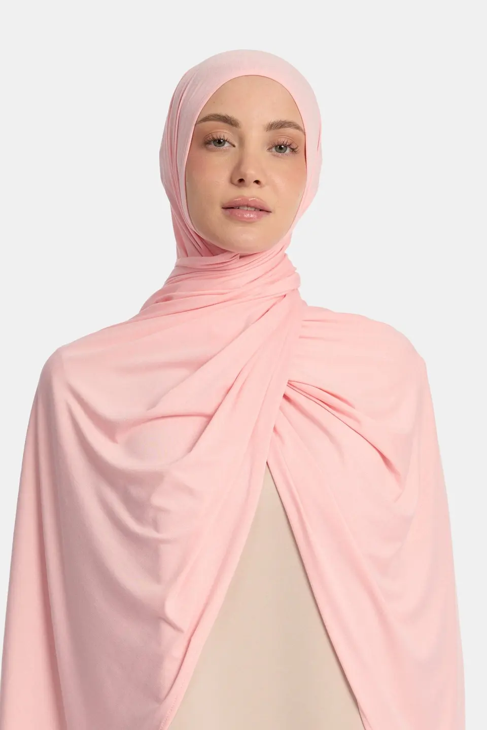 Bamboo jersey scarf Pink