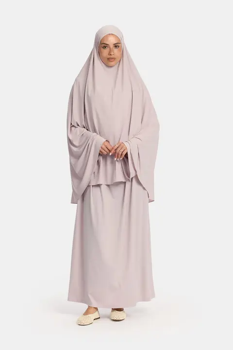 Premium jersey khimar Burnished Lilac