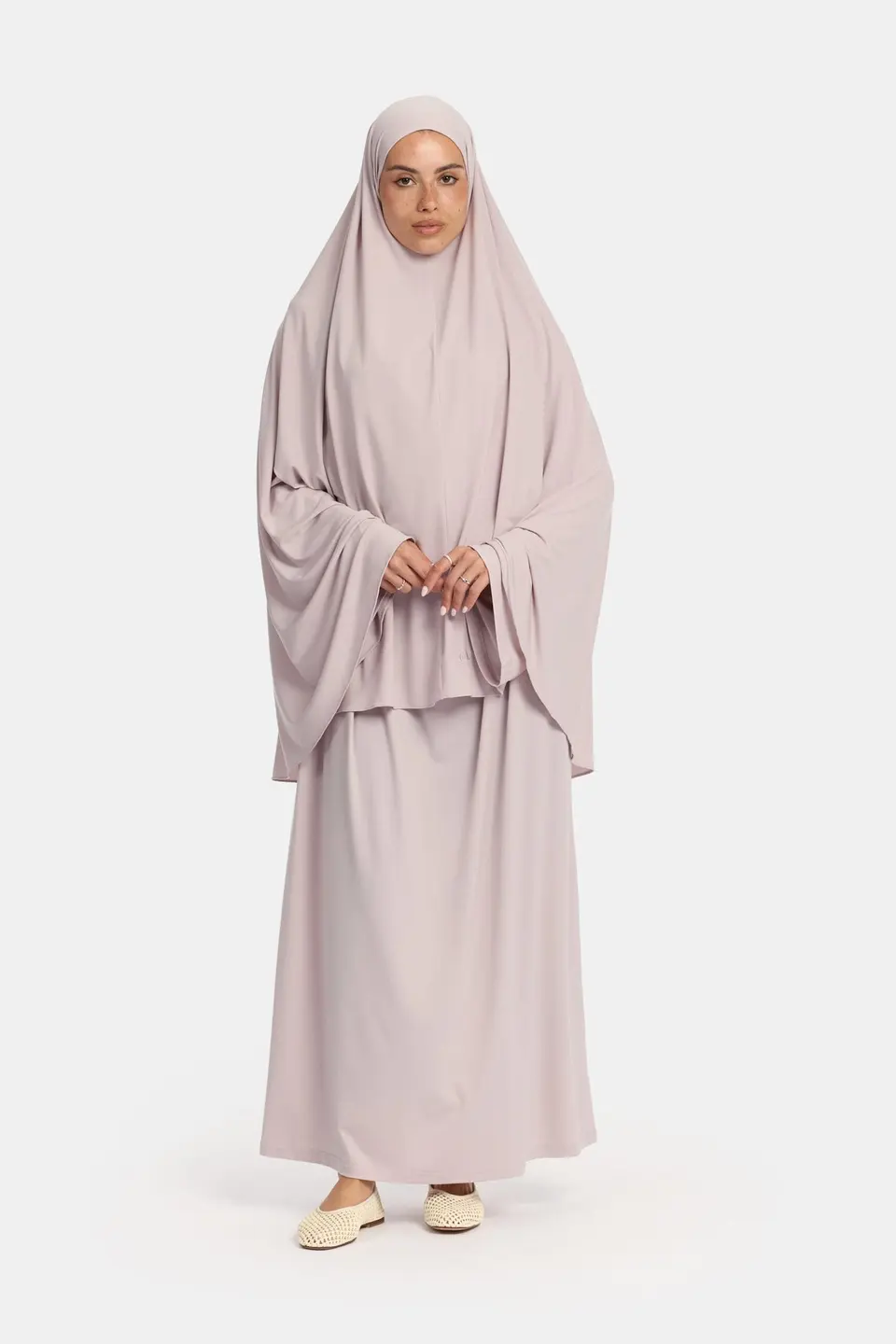 Premium jersey khimar Burnished Lilac