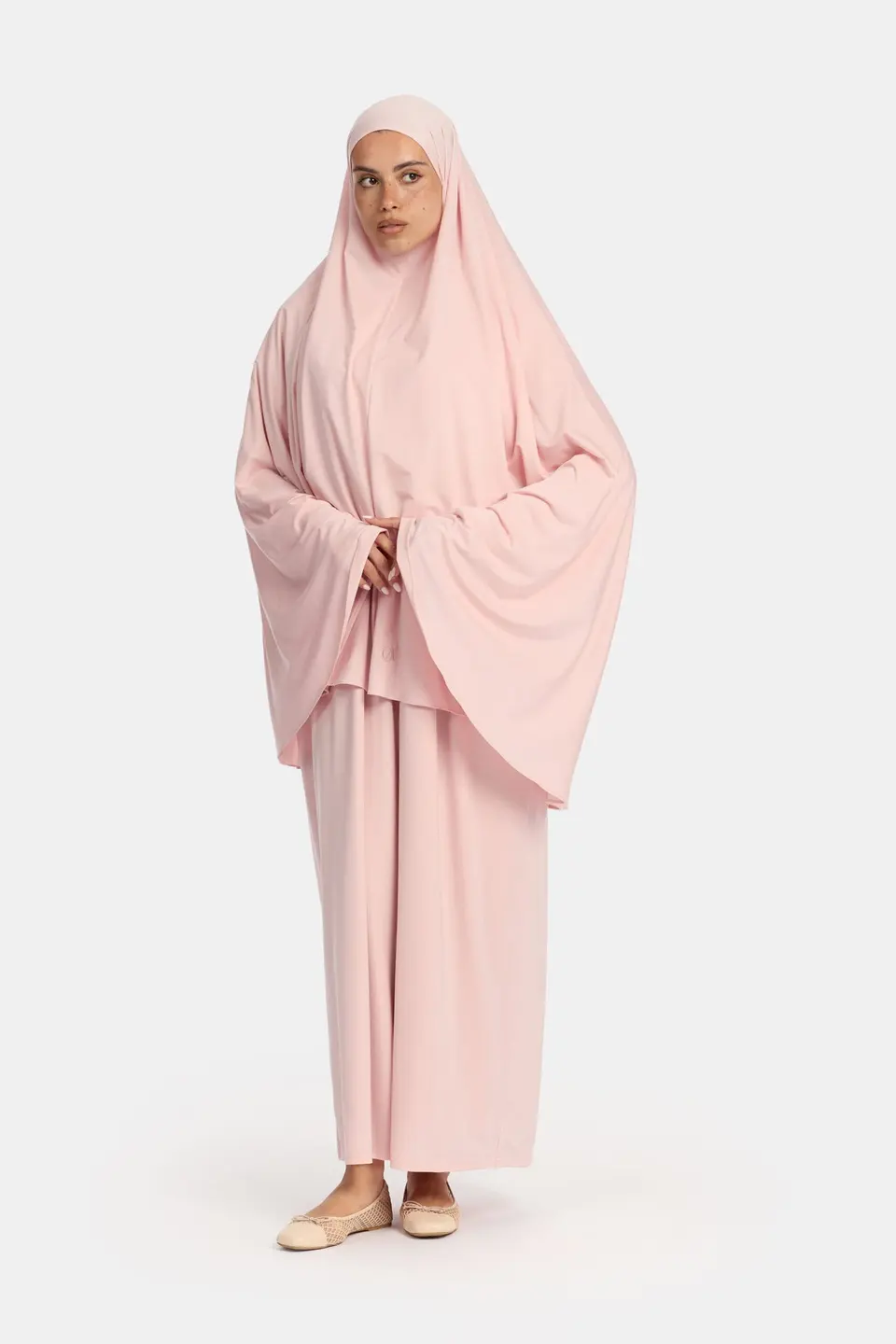 Modal jersey khimar Dusty Pink