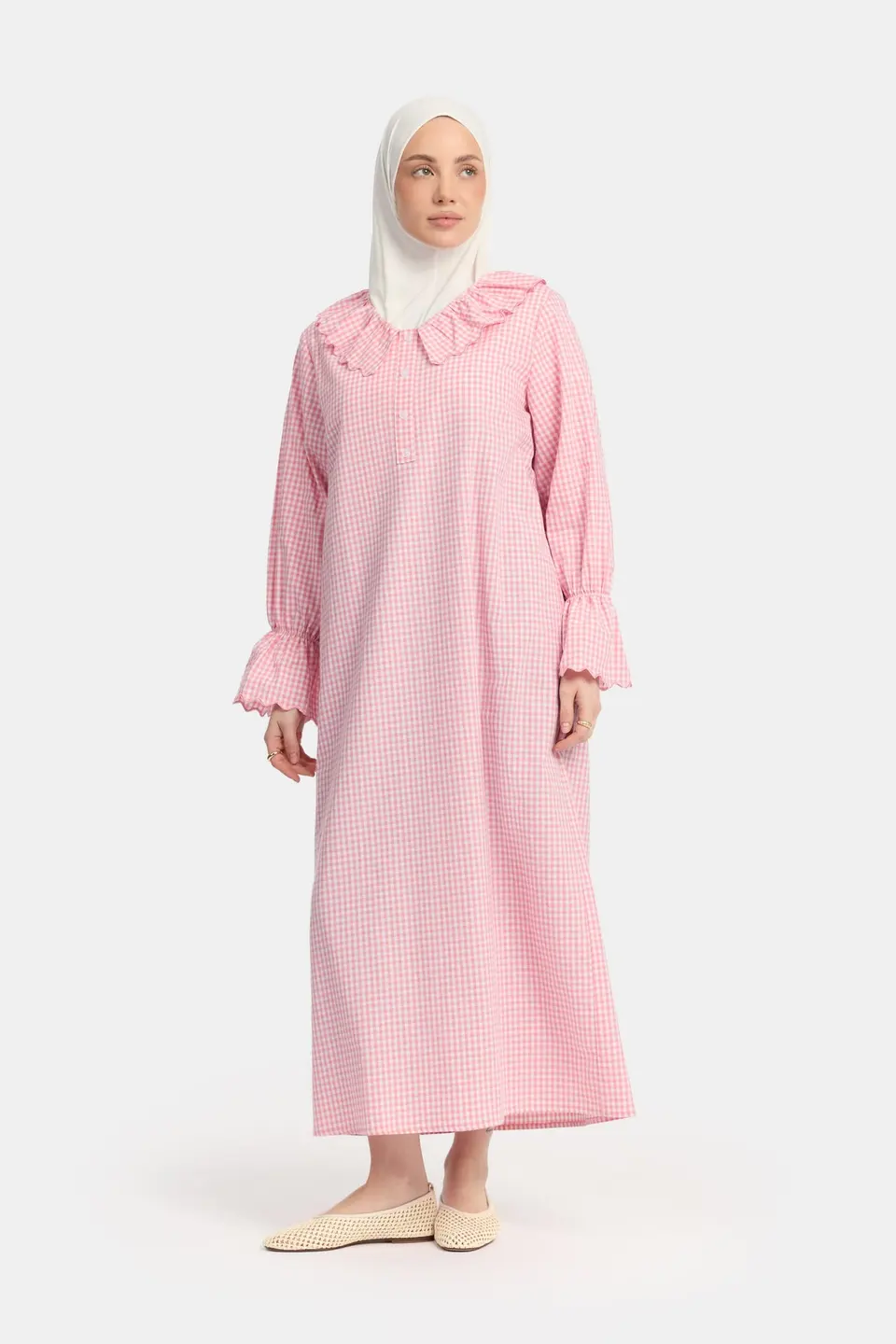 Checkered abaya Doll OAmalak