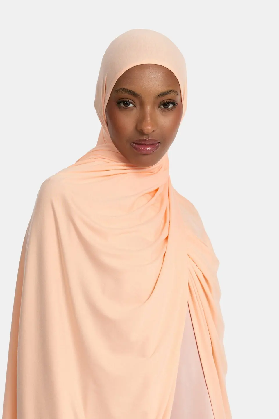 Bamboo jersey scarf Pastel Peach