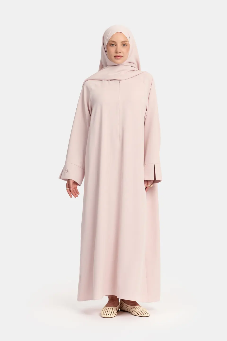 Oversized abaya Lilac Blush