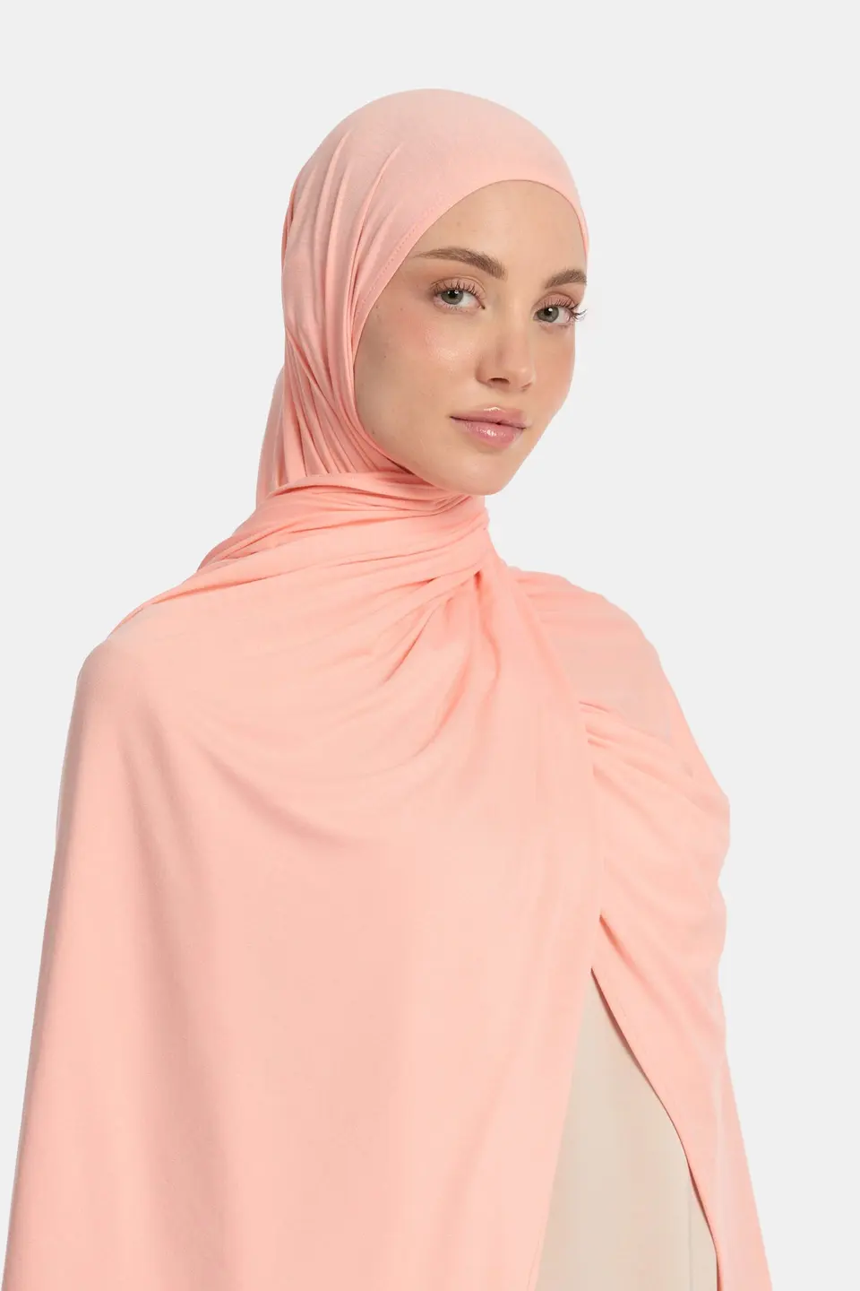 Bamboo jersey scarf Rose