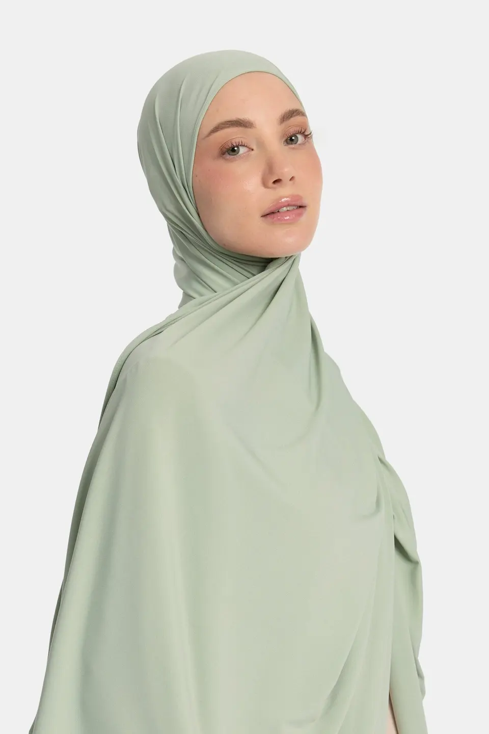 Premium jersey scarf Light mint