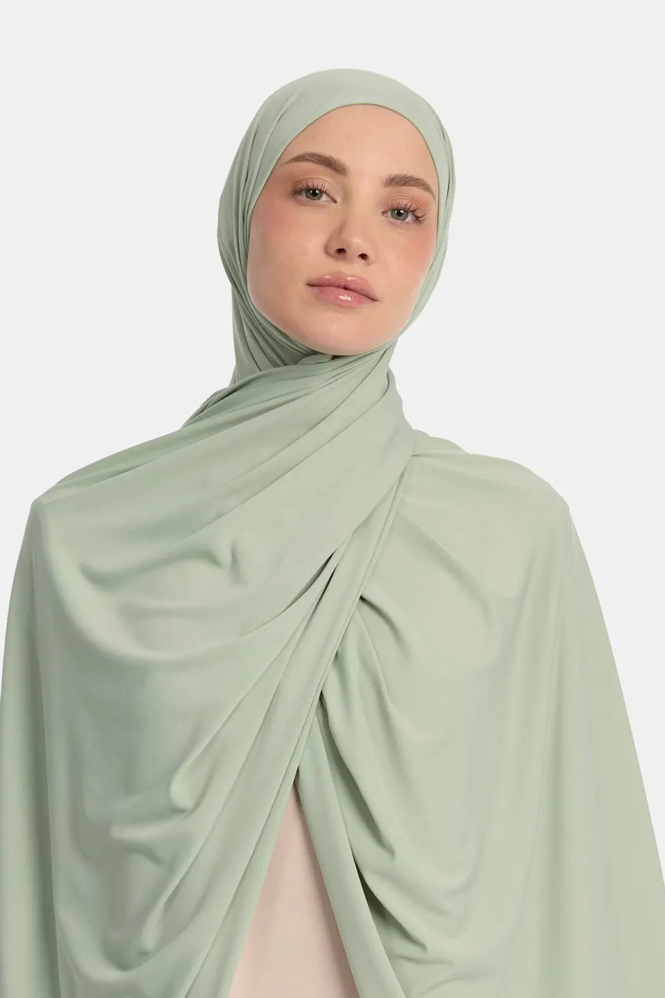 Premium jersey scarf Light mint