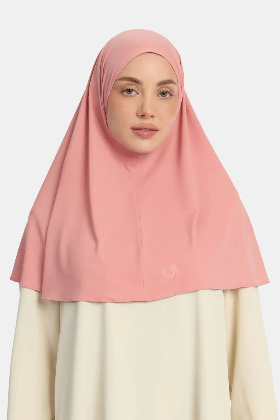 Premium jersey hijab Dark Coral