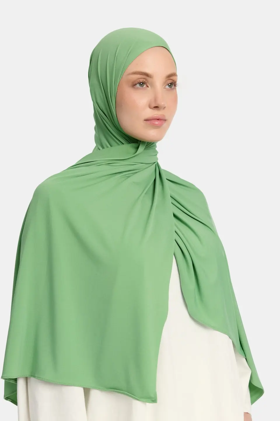 Premium jersey scarf Dark Mint
