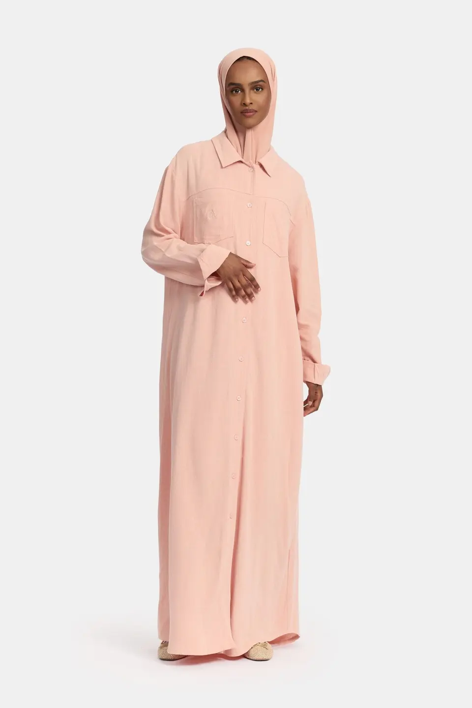 Linen Blouse Old Blush