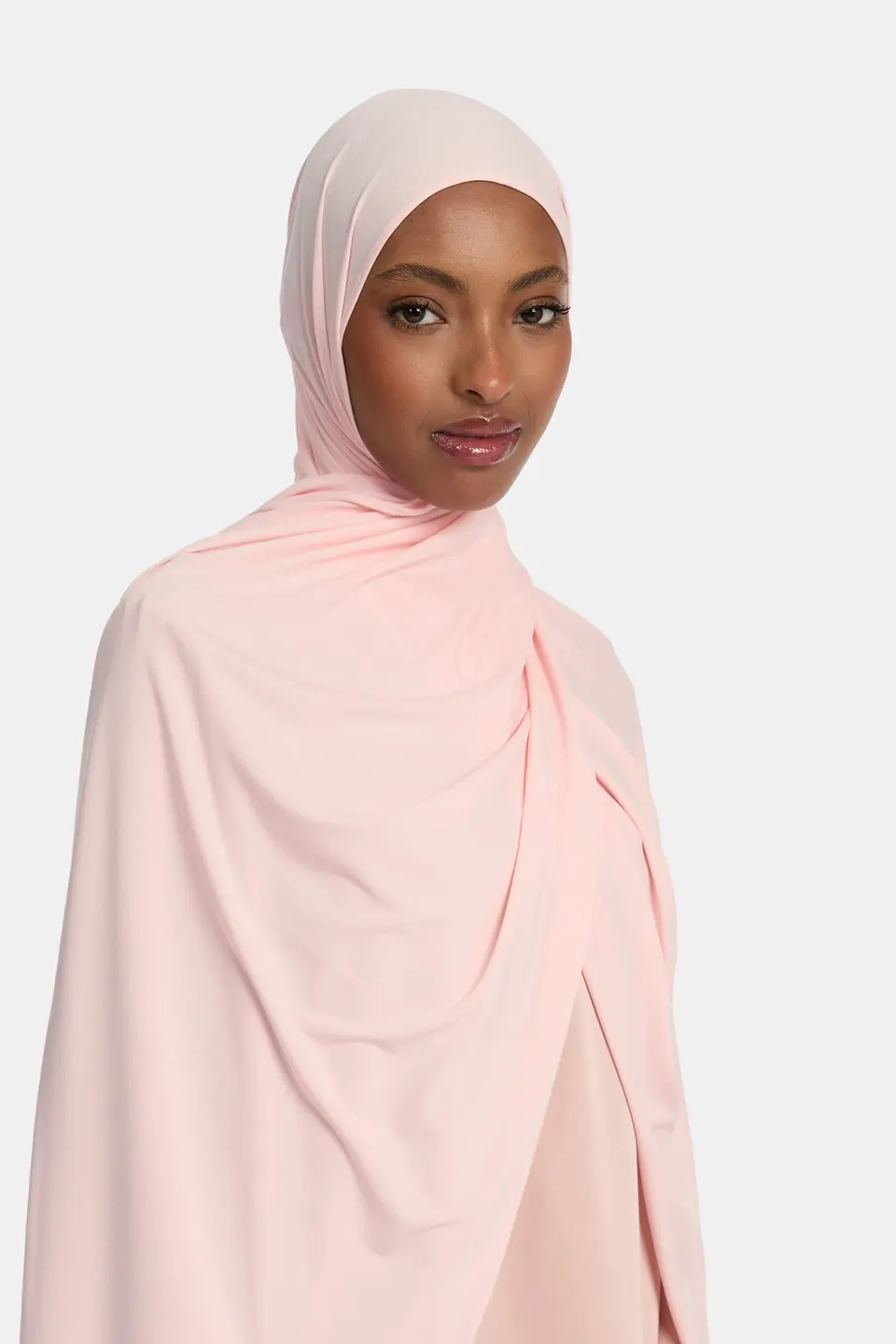 Premium jersey scarf Powder Blush