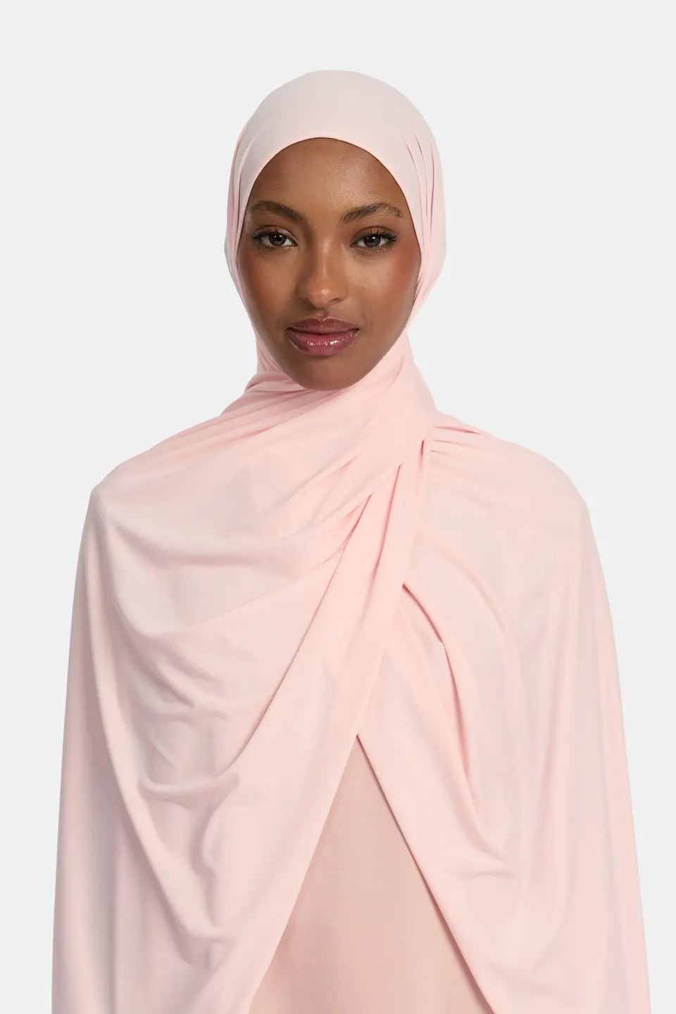 Premium jersey scarf Powder Blush