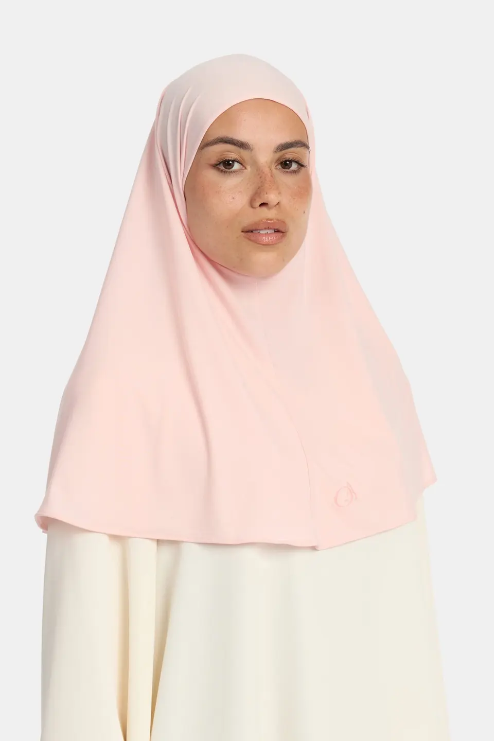 Premium jersey hijab Powder Blush