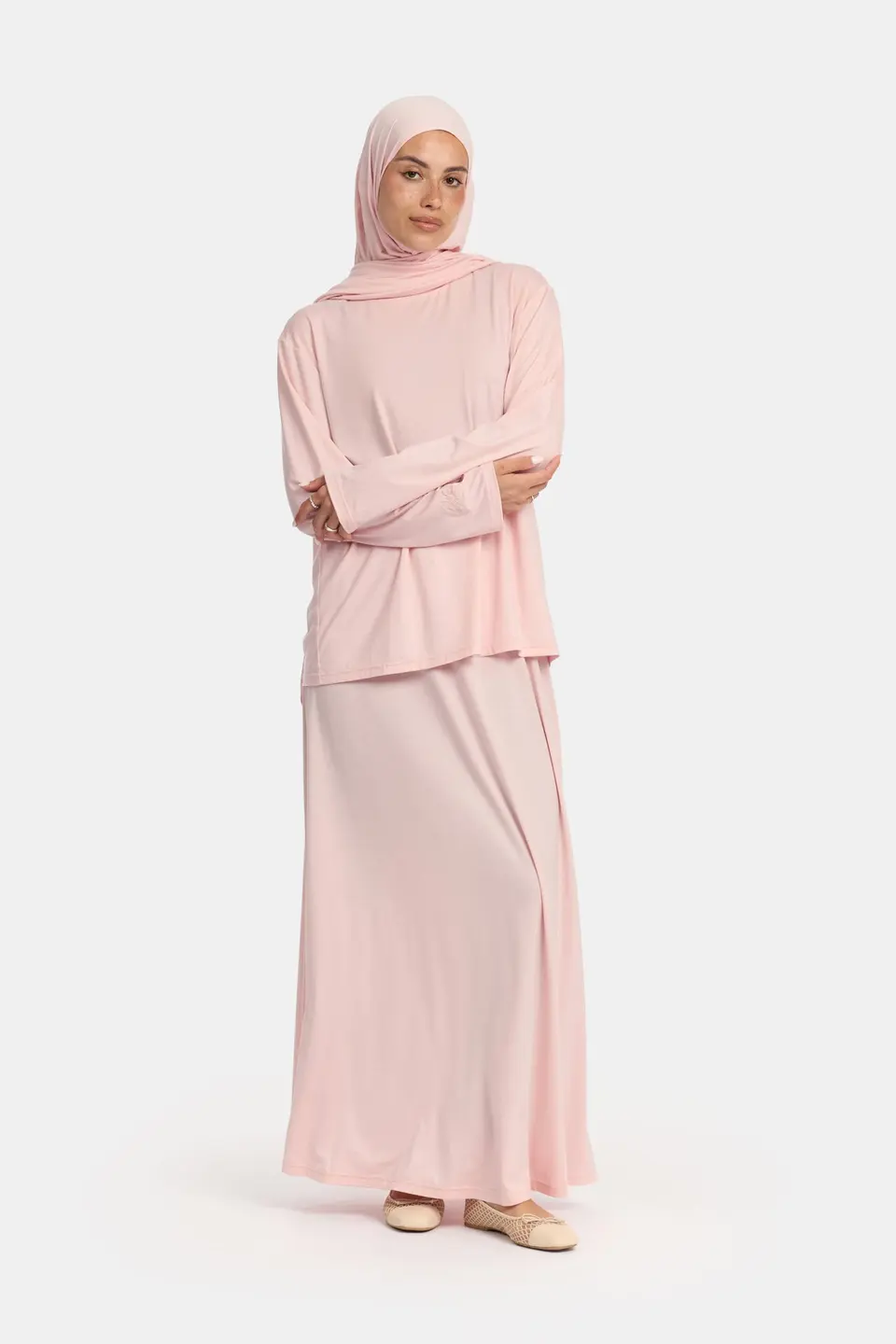 Modal jersey khimar set Peony OAmalak