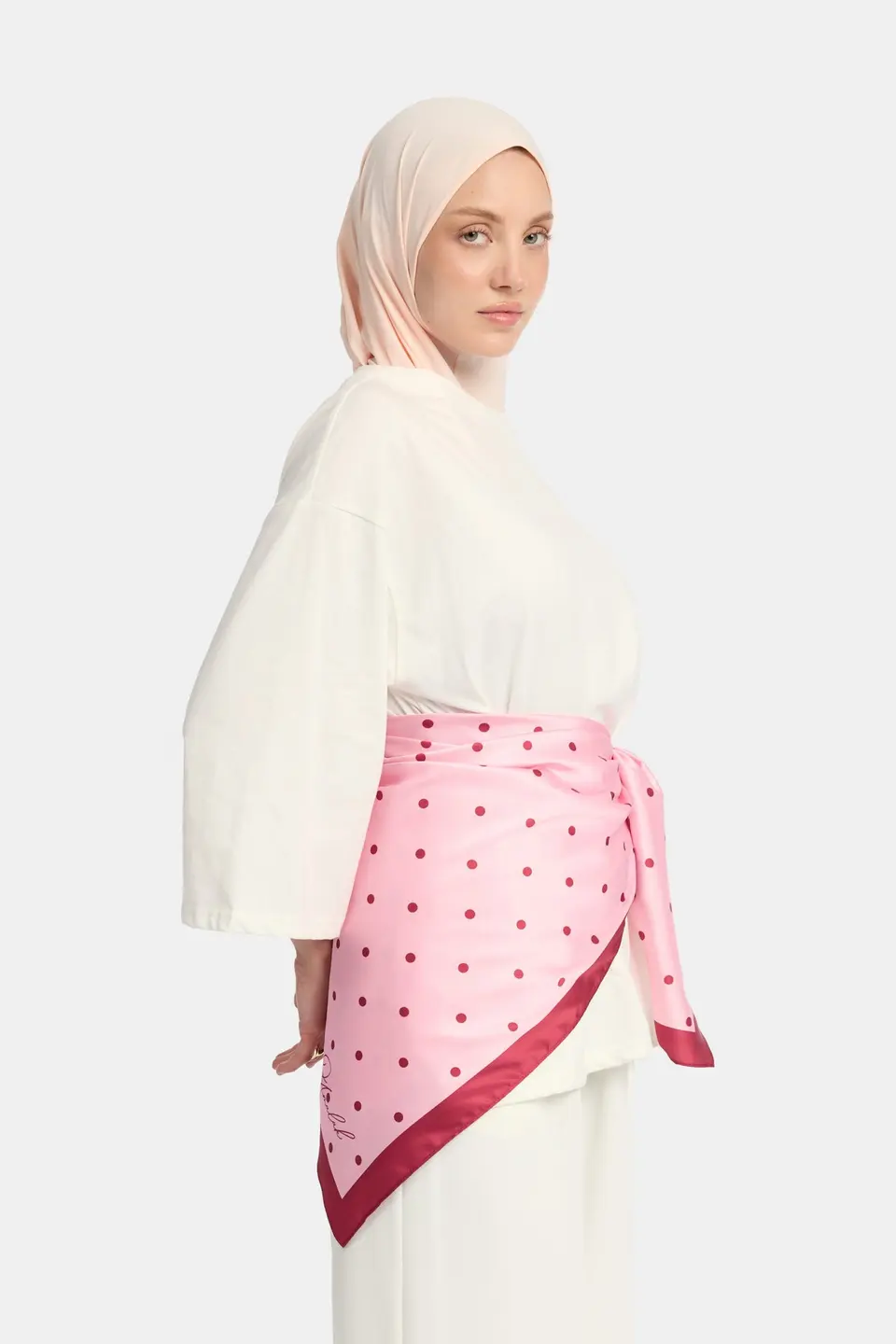 Soft dot Bandana Pink