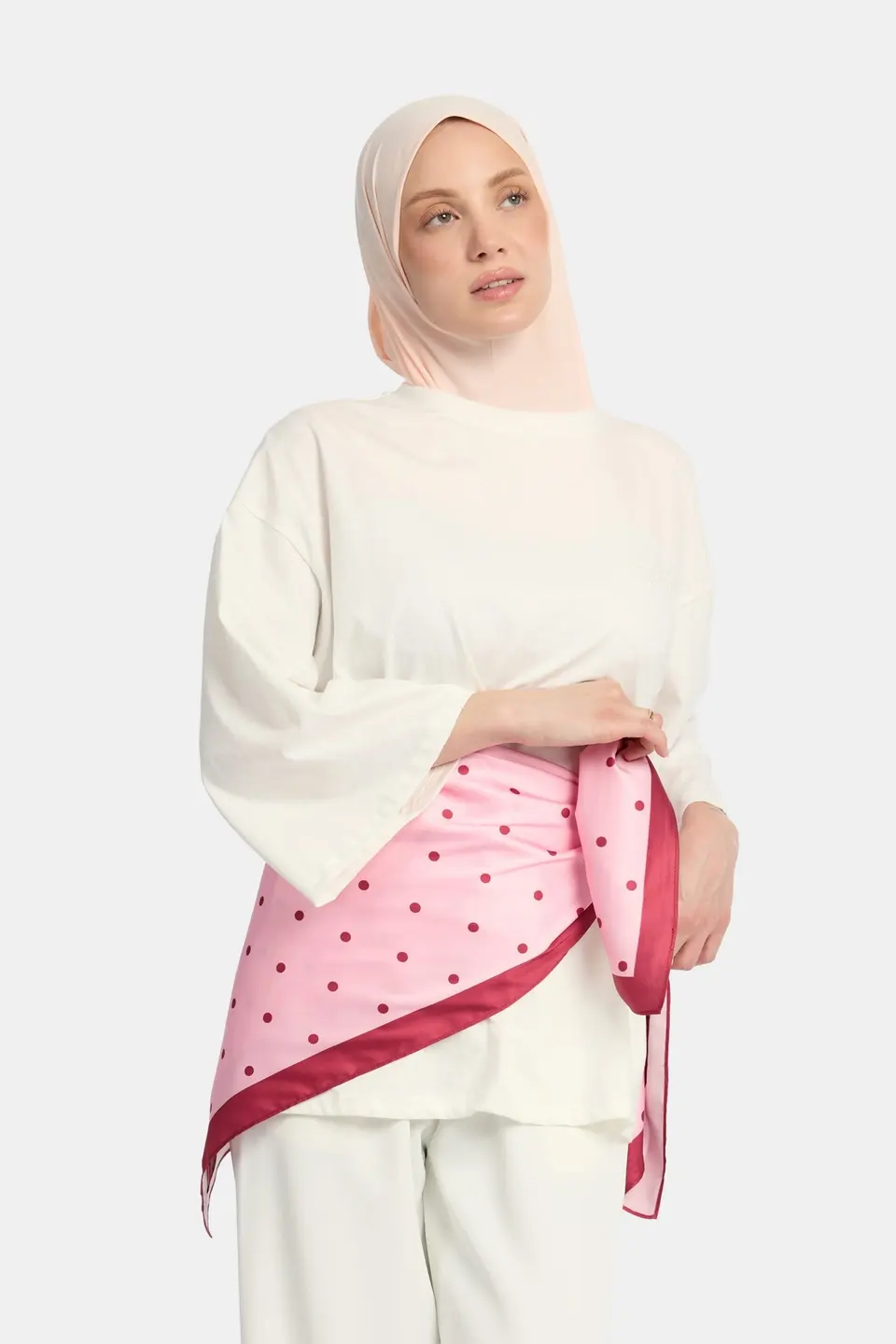 Soft dot Bandana Pink