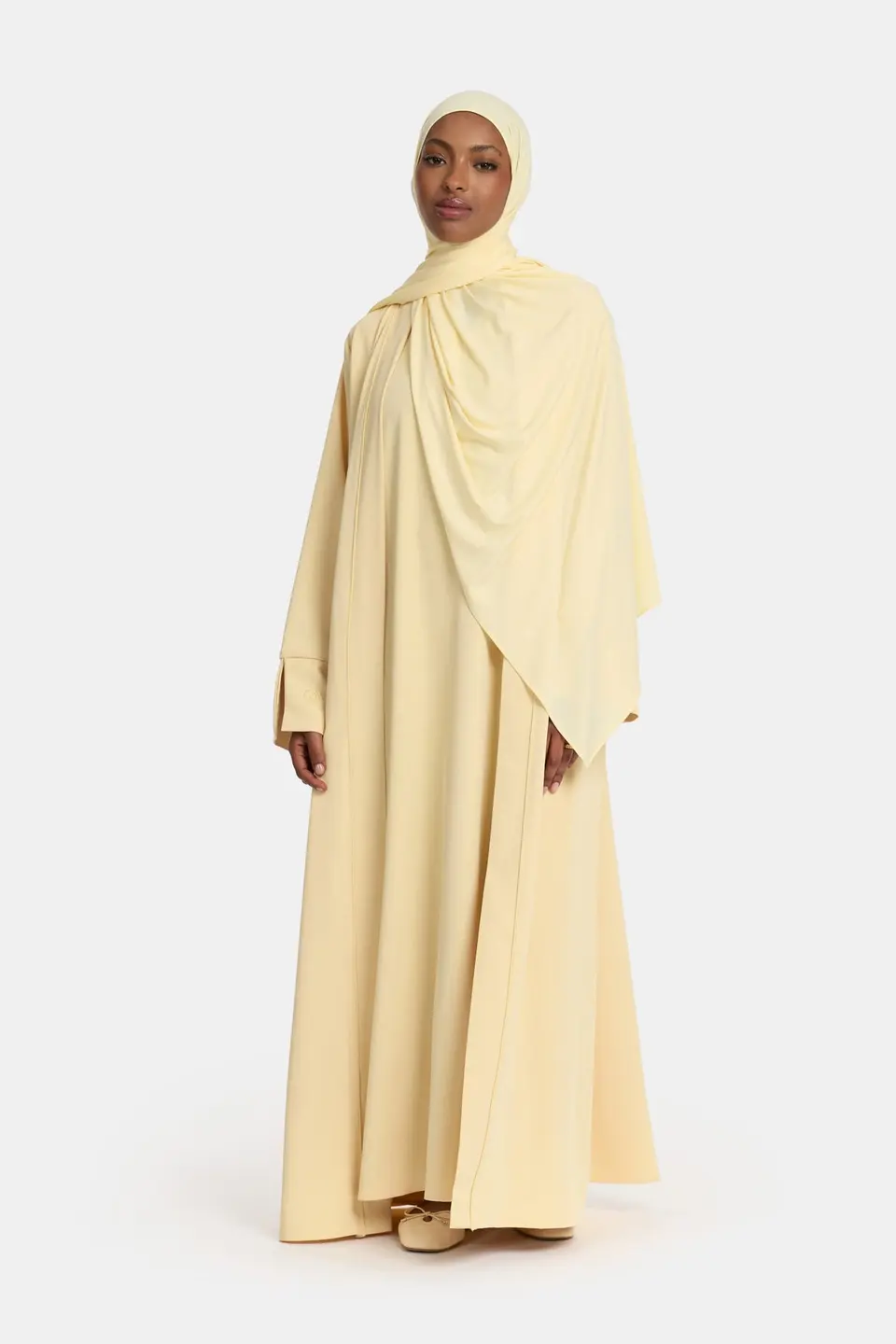 Kimono and abaya set Sunshine Yellow