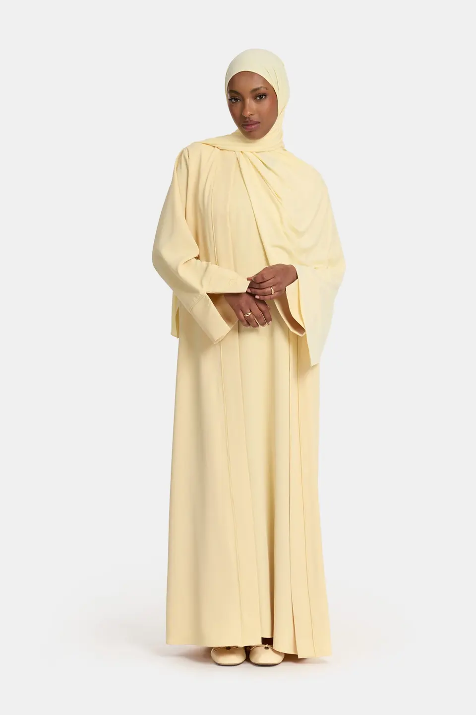 Kimono and abaya set Sunshine Yellow