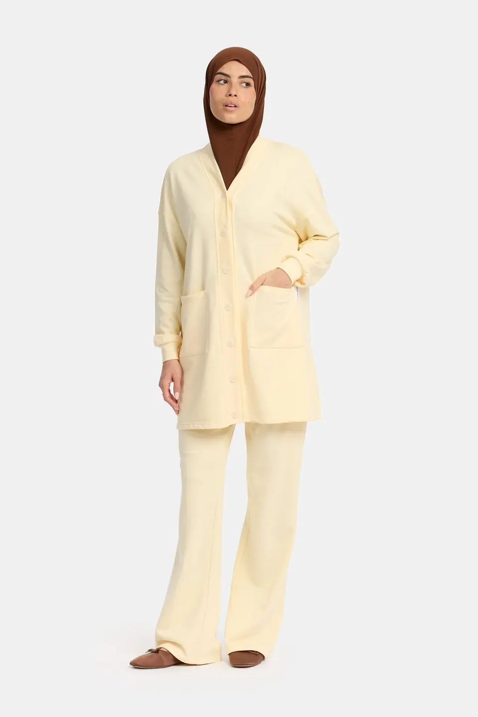 Sweater cozy set Butter Yellow