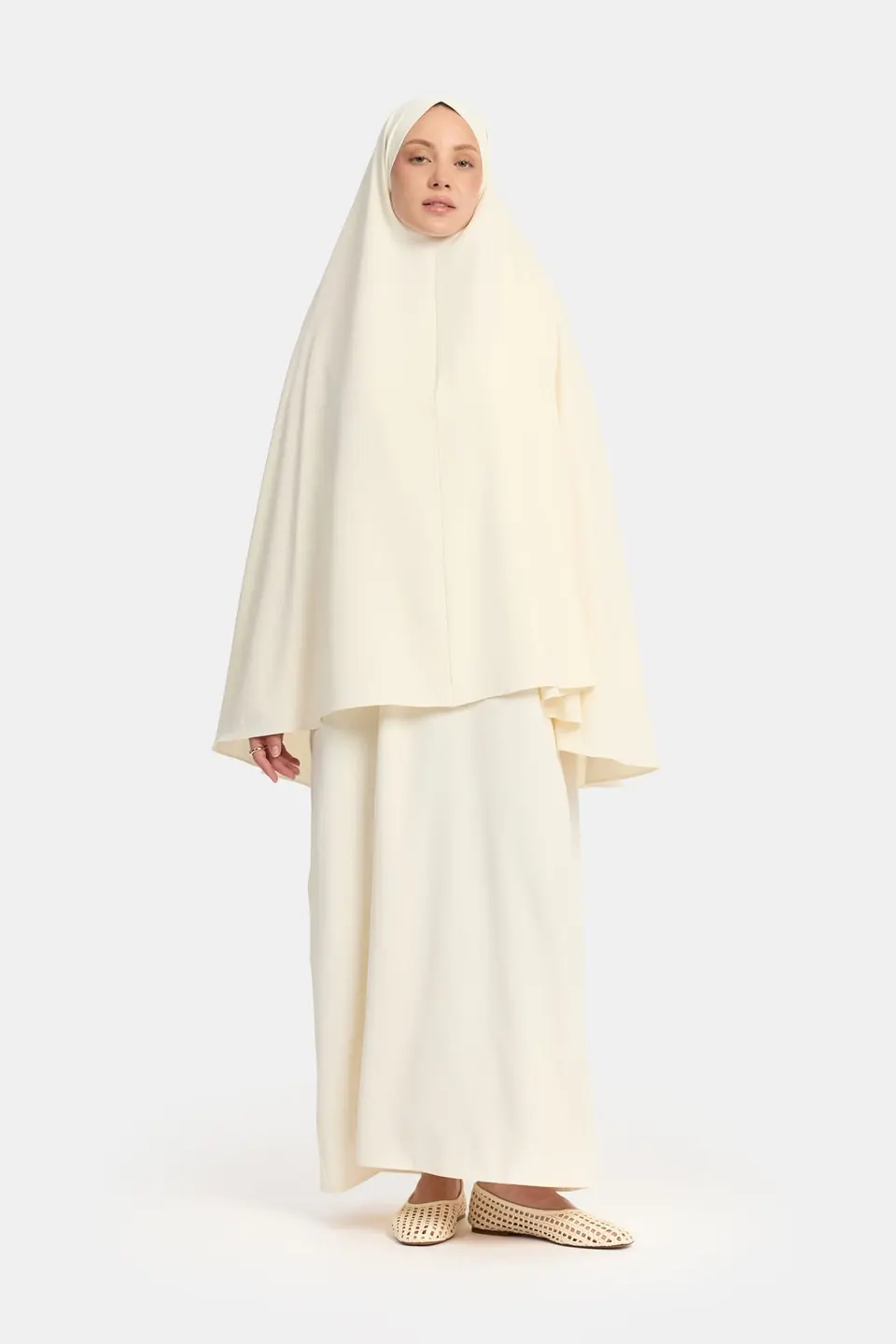 Khimar Cream (oversized)