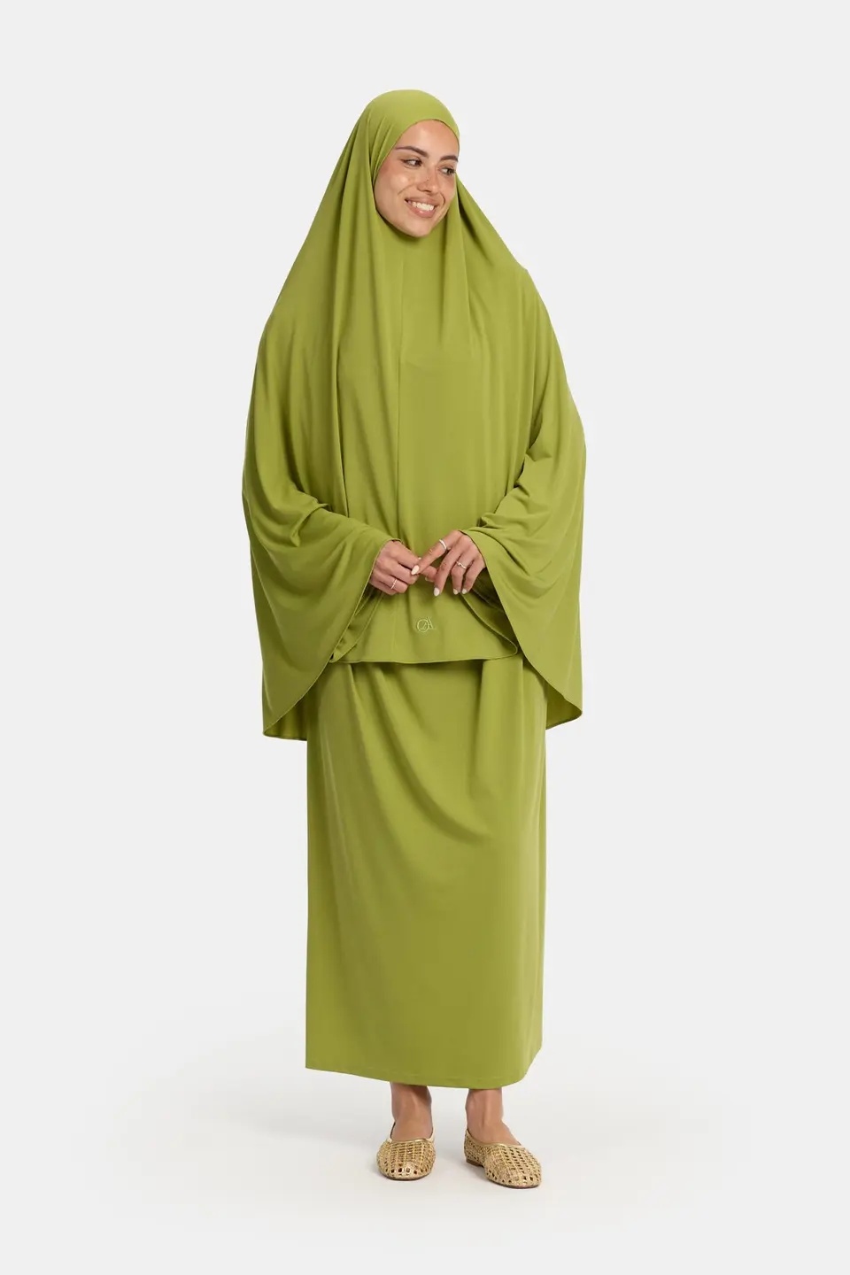 Premium jersey khimar Acacia Green