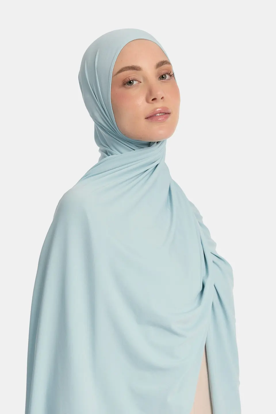 Premium jersey scarf Light Blue