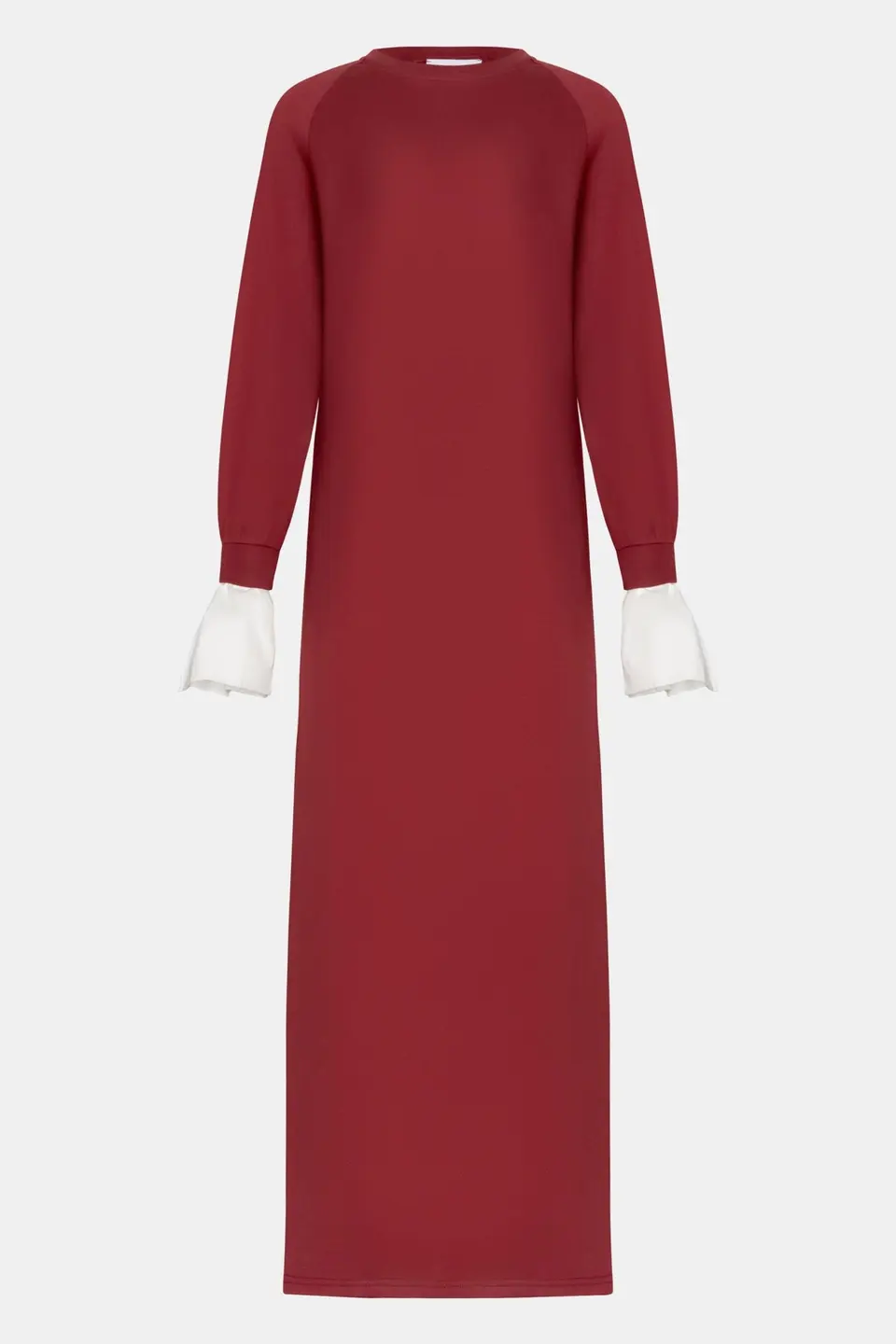 Sweater blouse abaya Burgundy