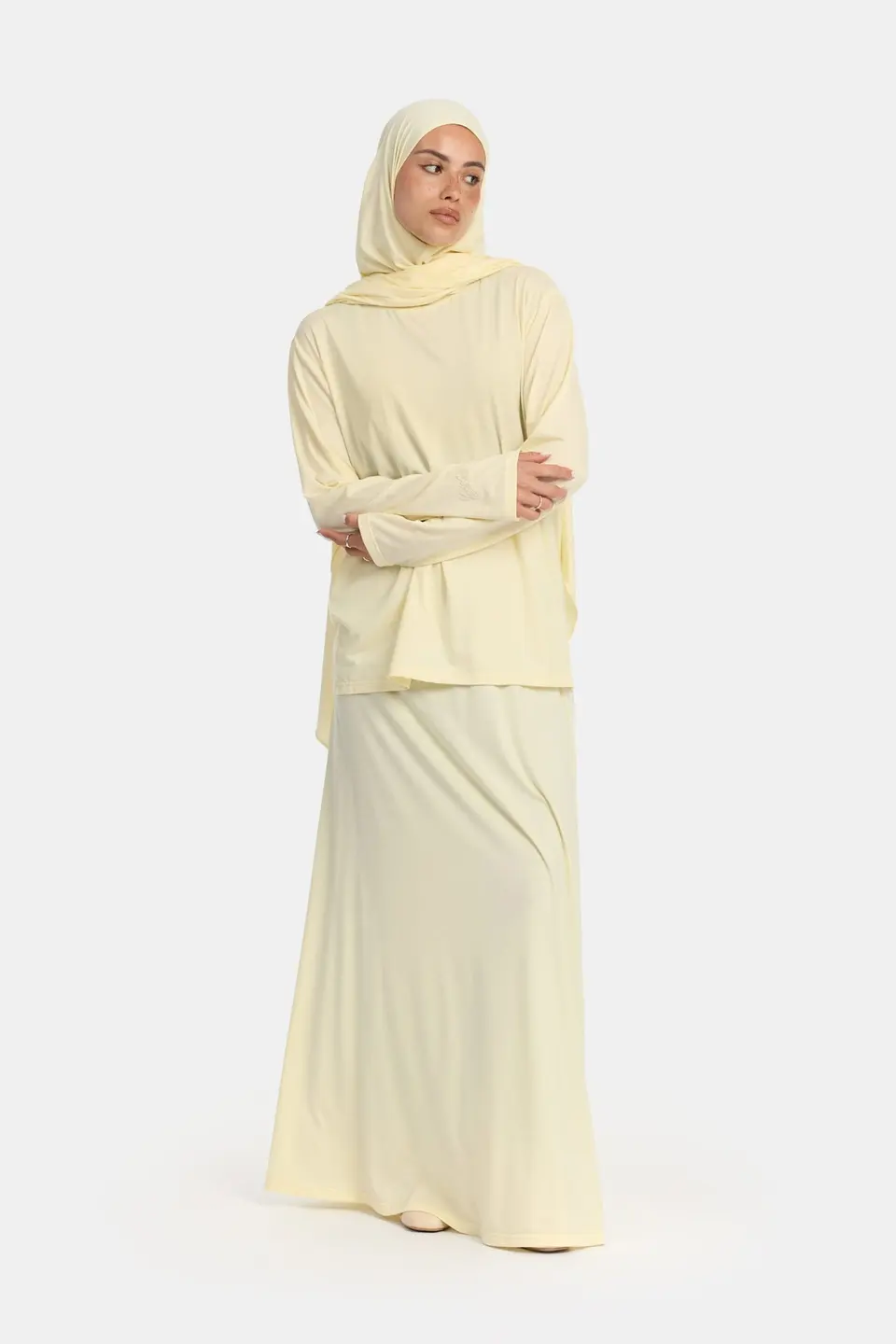 Modal jersey khimar set Sunshine OAmalak