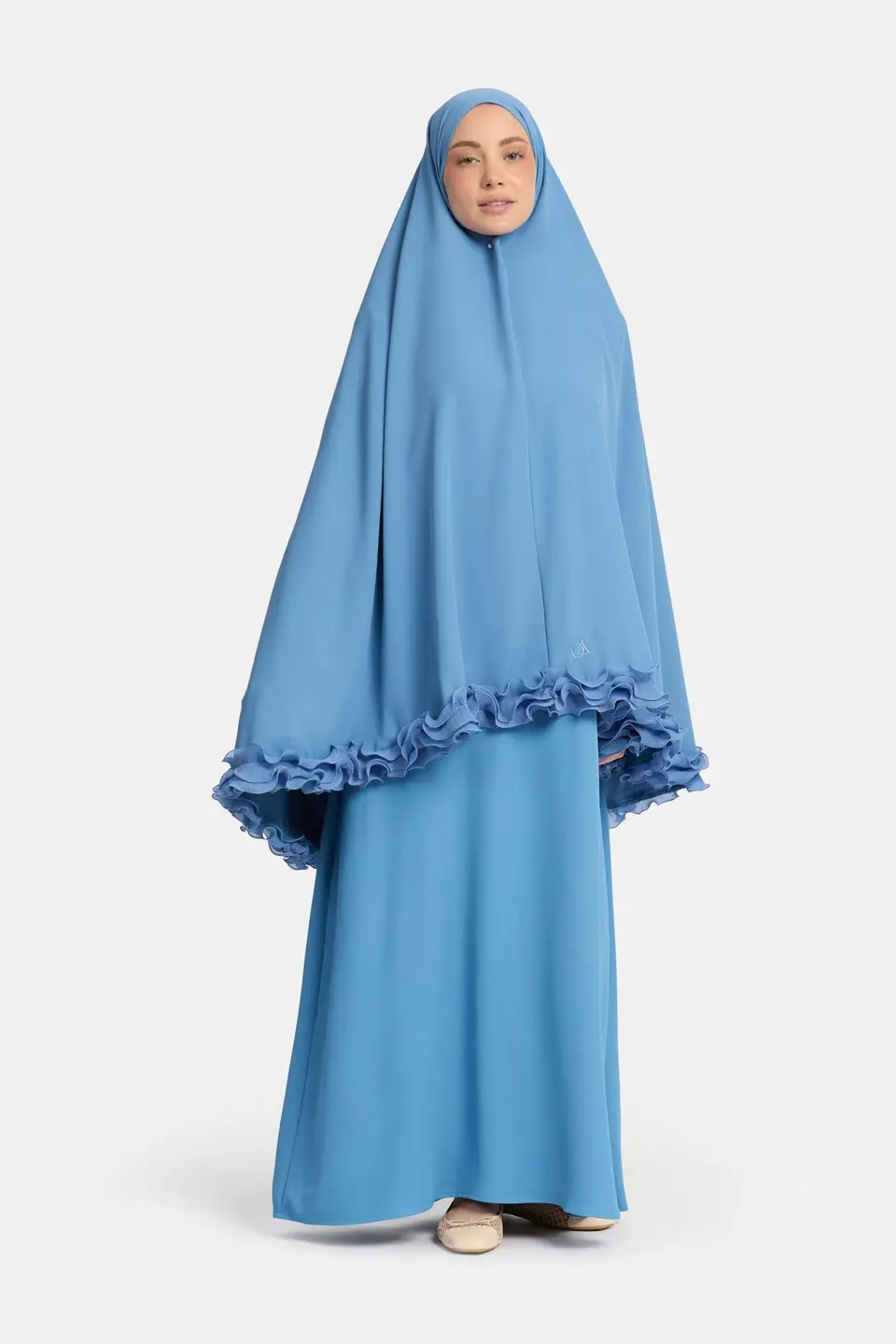 Wrinkle chiffon khimar Marina