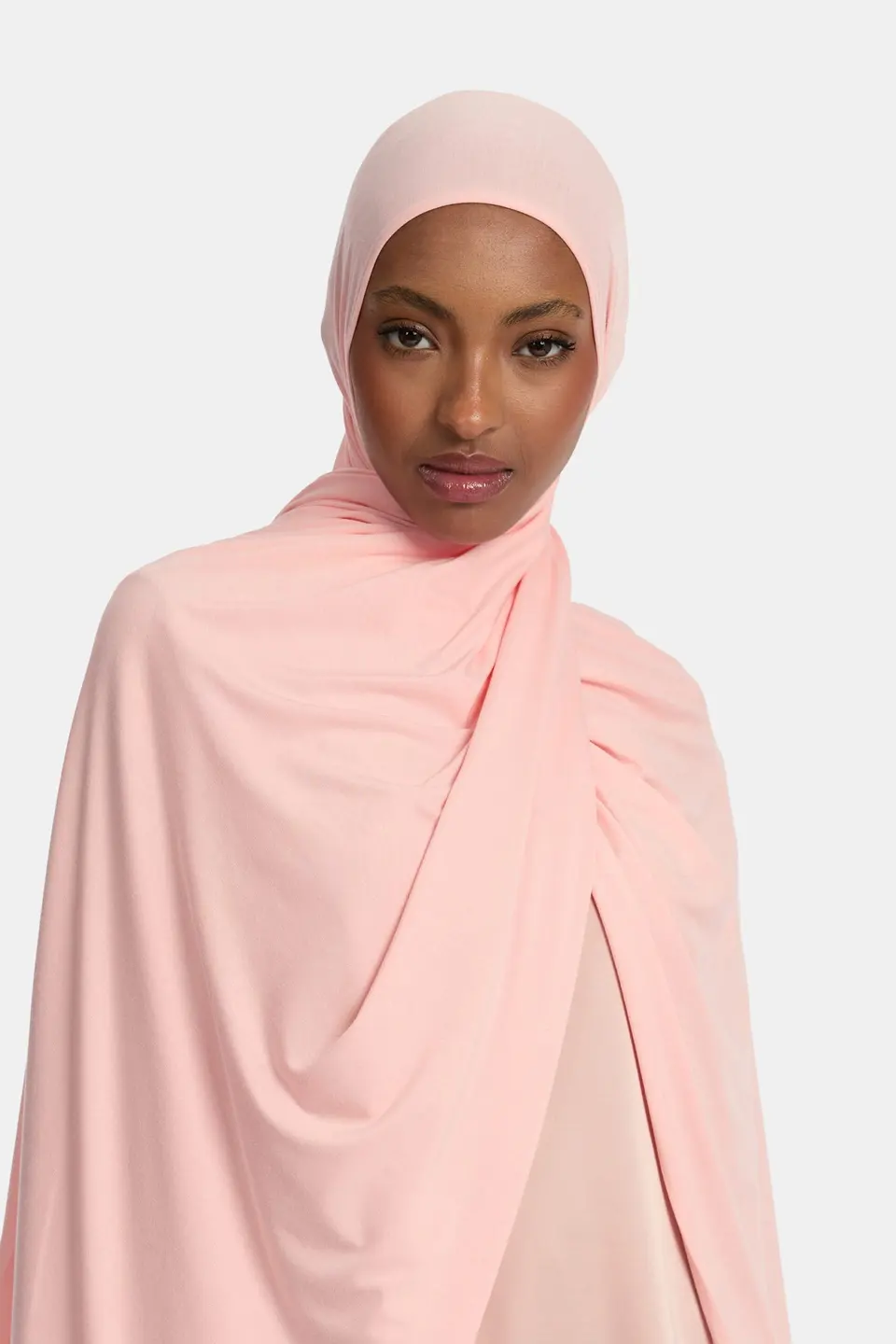 Bamboo jersey scarf Powder Pink