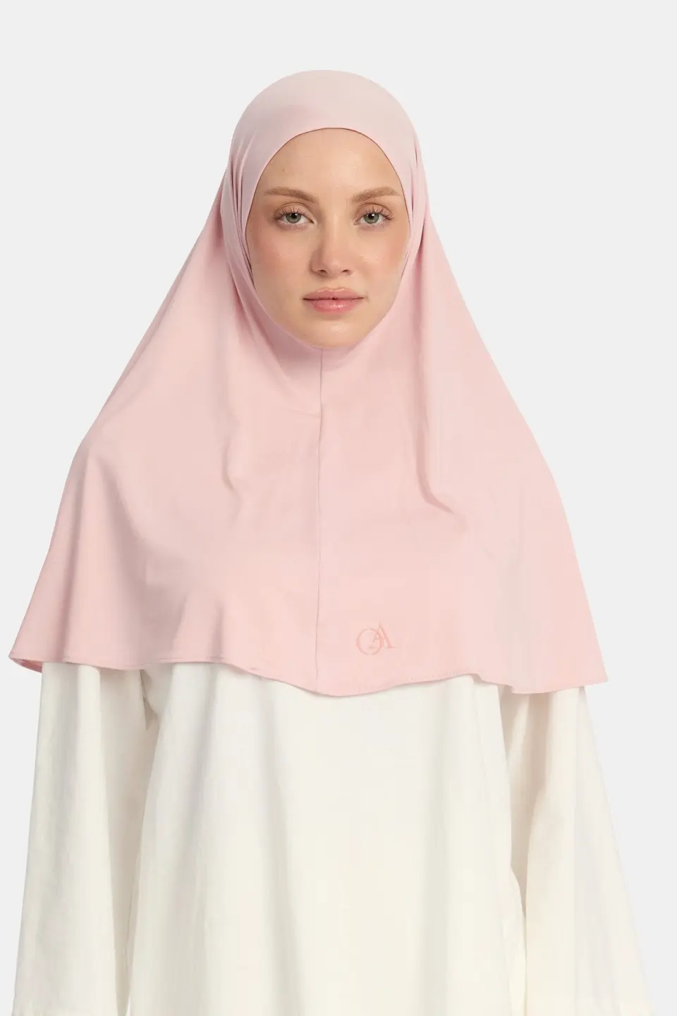 Breathable jersey hijab Powder Rose