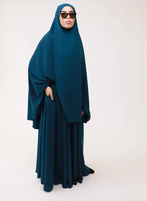 Double cloche rok Al-Nur teal blue