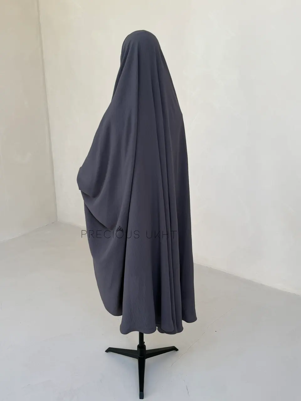 Precious Ukht Extra Long Stretch Khimaar ‘Grey’