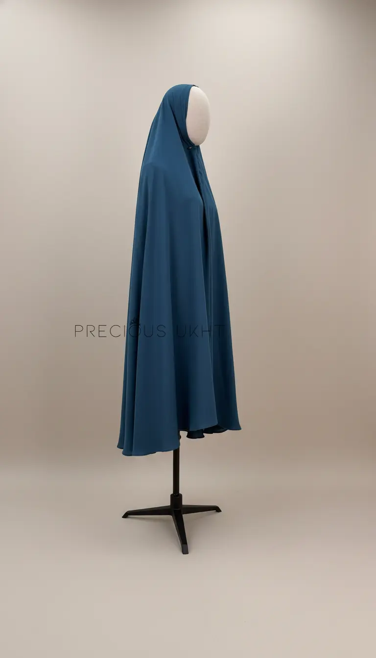 Oemayrah Extra Long Khimaar ‘Midnight Teal’