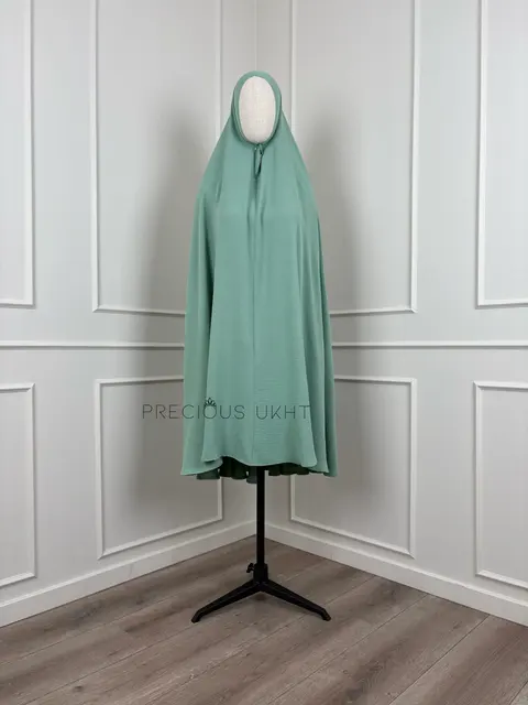 Precious Ukht Stretch Knie Khimaar ‘Minty Green’