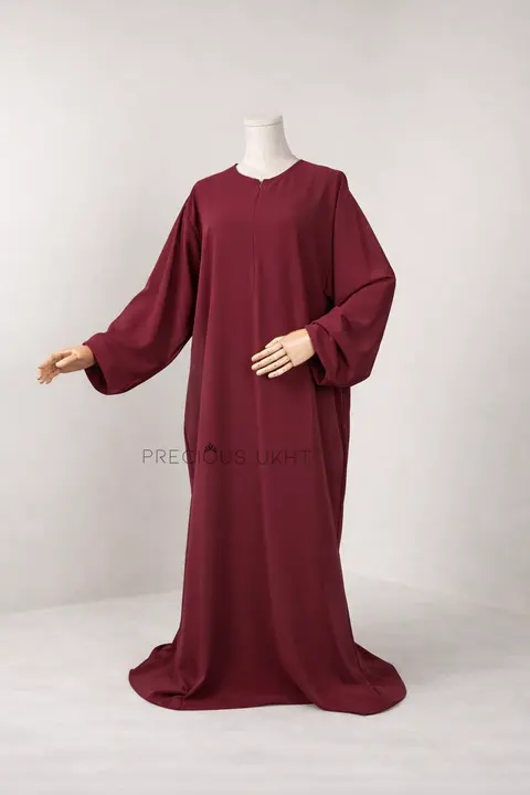 Luxury Wissam Abaya ‘Bordeaux’