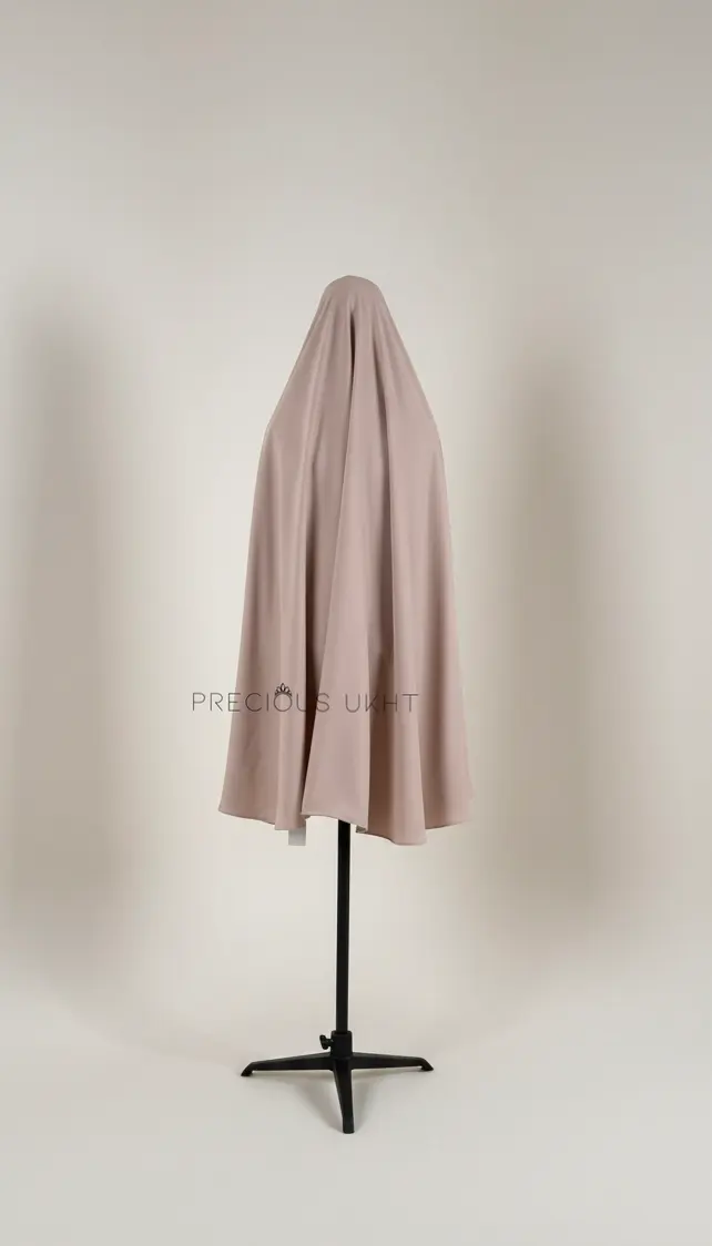 Korean Medium Khimaar ‘Soft Silk Stone’