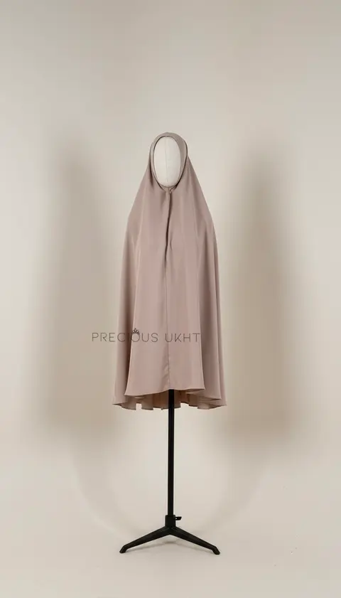 Korean Medium Khimaar ‘Soft Silk Stone’
