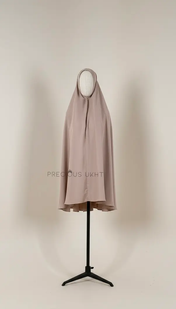 Korean Medium Khimaar ‘Soft Silk Stone’
