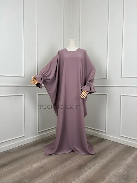 Farasha Abaya Safiyyah ‘Mauvie Grey’
