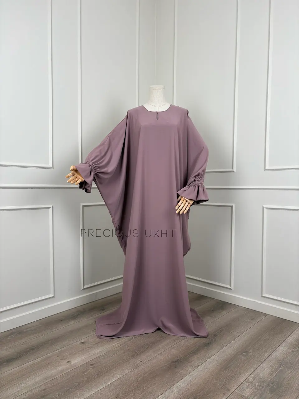 Farasha Abaya Safiyyah ‘Mauvie Grey’