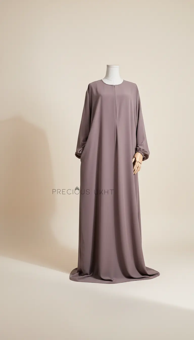 Luxury Wissam Abaya ‘Mauvie Brown’