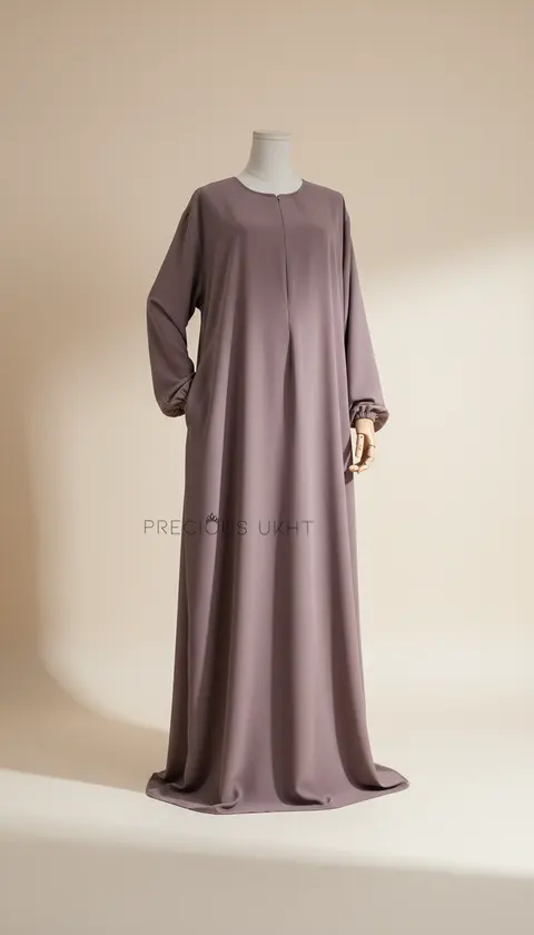 Luxury Wissam Abaya ‘Mauvie Brown’