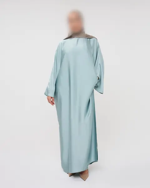 KAFTANDRESS WITH PANTS AQUA