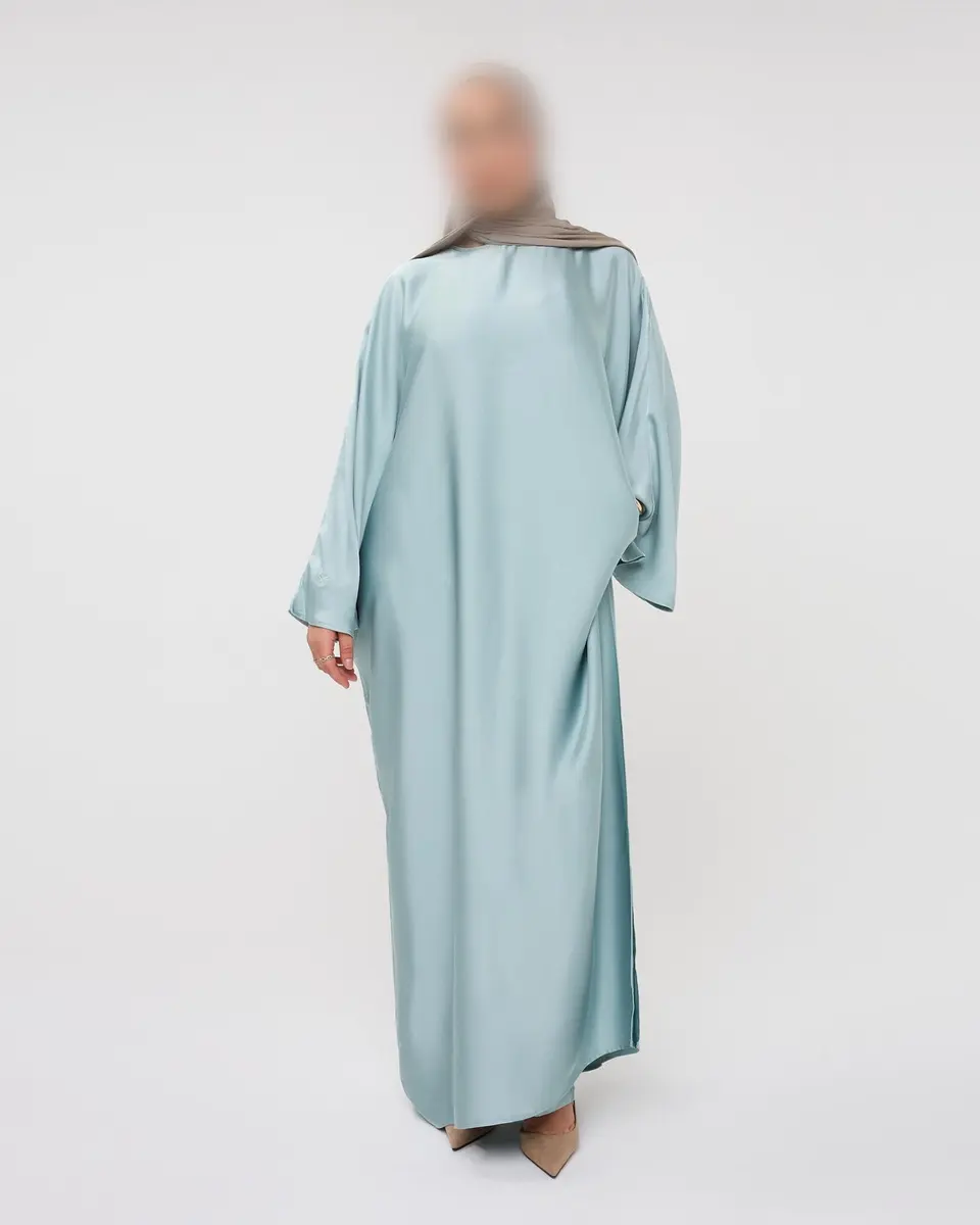 KAFTANDRESS WITH PANTS AQUA