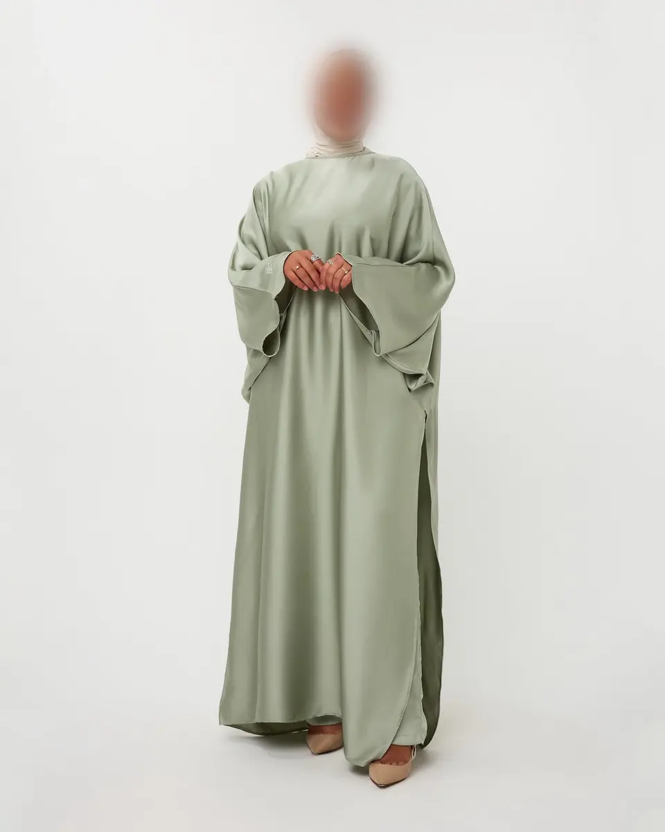 KAFTANDRESS WITH PANTS MINT