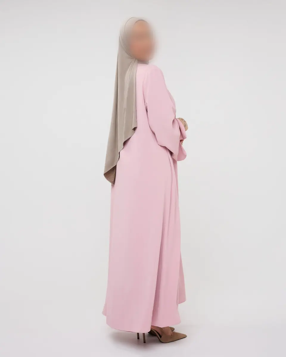 KIMONO WITH SPLIT PINK