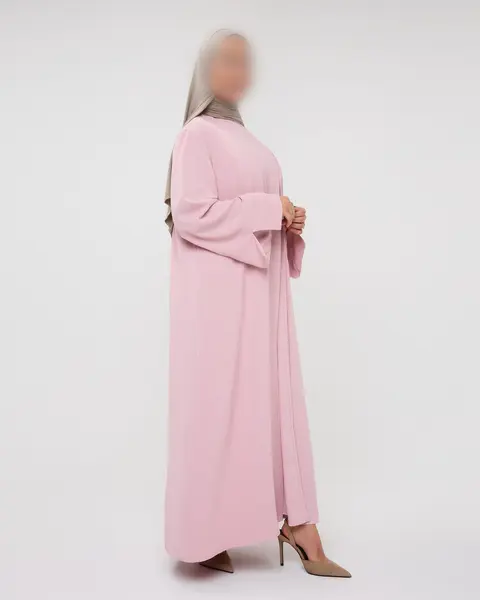 KIMONO WITH SPLIT PINK