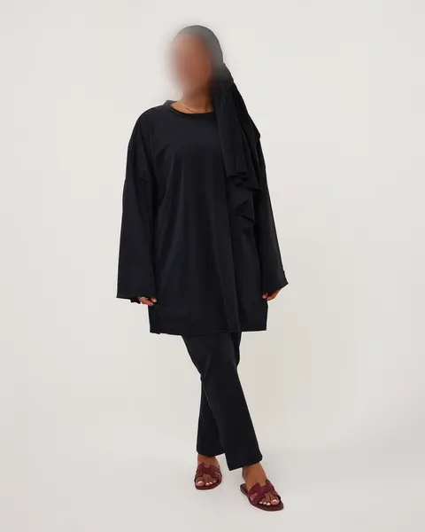 OVERSIZED BURKINI LEGGING BLACK