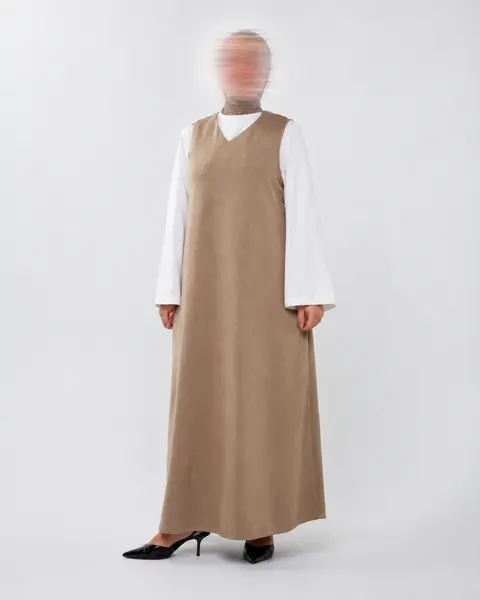 TANKDRESS TAUPE